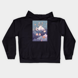 Peaks of the moons and stars Kids Hoodie